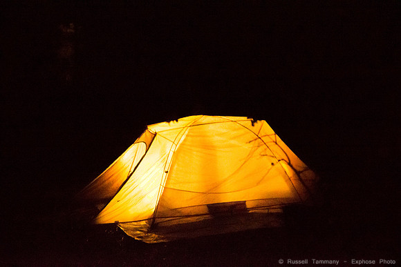 Camping on Bass Lake