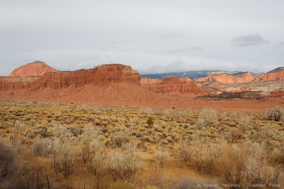 View from room at Best Western, Torrey UT