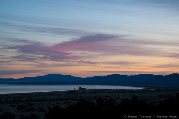 Sunrise Camping at Mono Lake