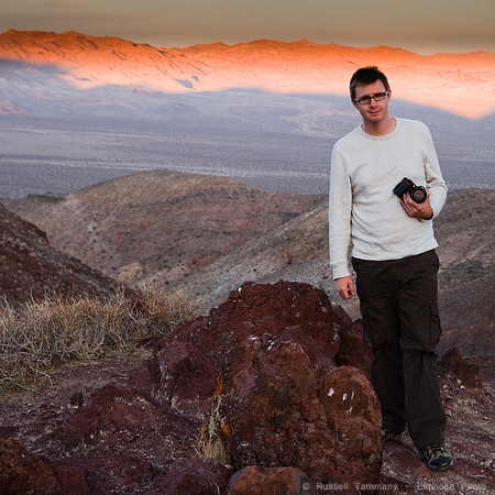 Randy along Death Valley Rd