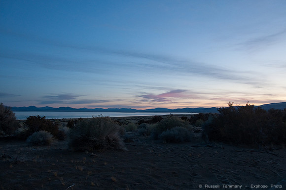 Sunrise Camping at Mono Lake