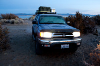 Sunrise Camping at Mono Lake