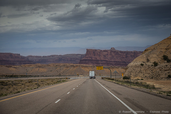 I-70 Heading towards Green River, UT