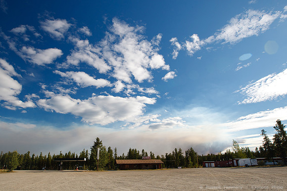 Fire on north end of Cassiar Hwy (37)