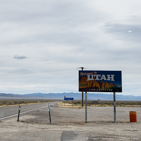 Utah Border between Ely and Delta