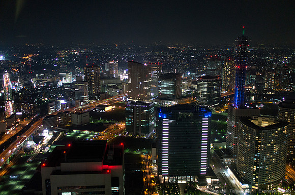 View from Yokohama Royal Park Hotel
