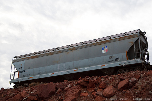 Trains near Salt Depot, Potash UT