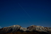 Mono Lake Night Mountains