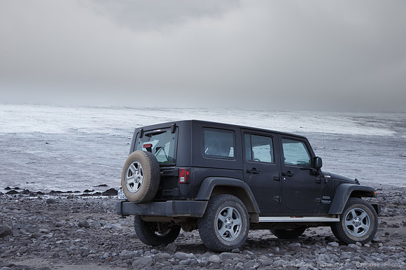 Jeep on Langjökull