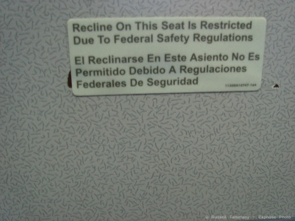 I guess I chose the wrong seat online