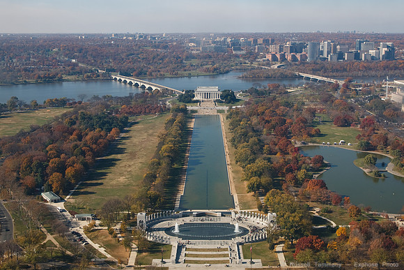 Lincoln Memorial from Washington Monument