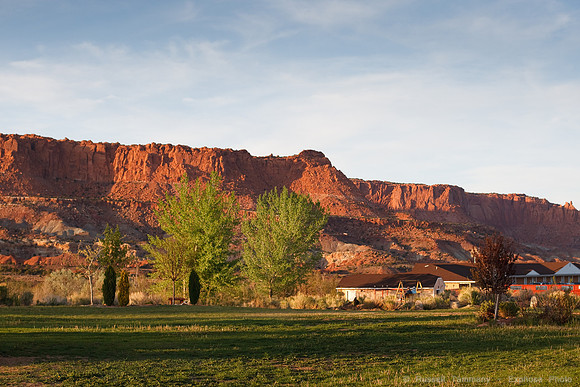 View from Best Western Room in Torrey UT
